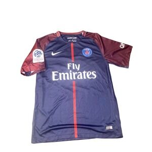 Paris Saint Germain 2017-2018 PSG Neymar Jr 10 Soccer Jersey Men's Large‎ 17/18